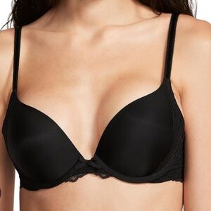 Victoria's Secret Dream Angels Black Push up Bra Women's Size 34DDD